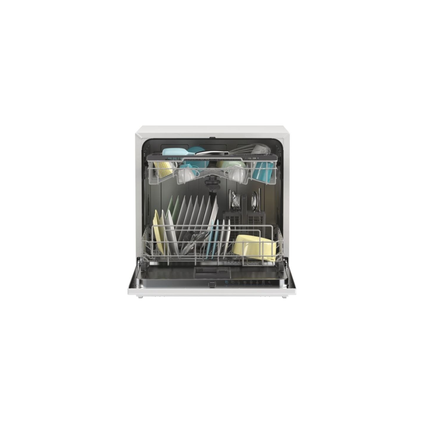 Candy Table Top Dishwasher CP 8F9FFW, Width 55 cm, Energy class F, White / CP8F9FFW