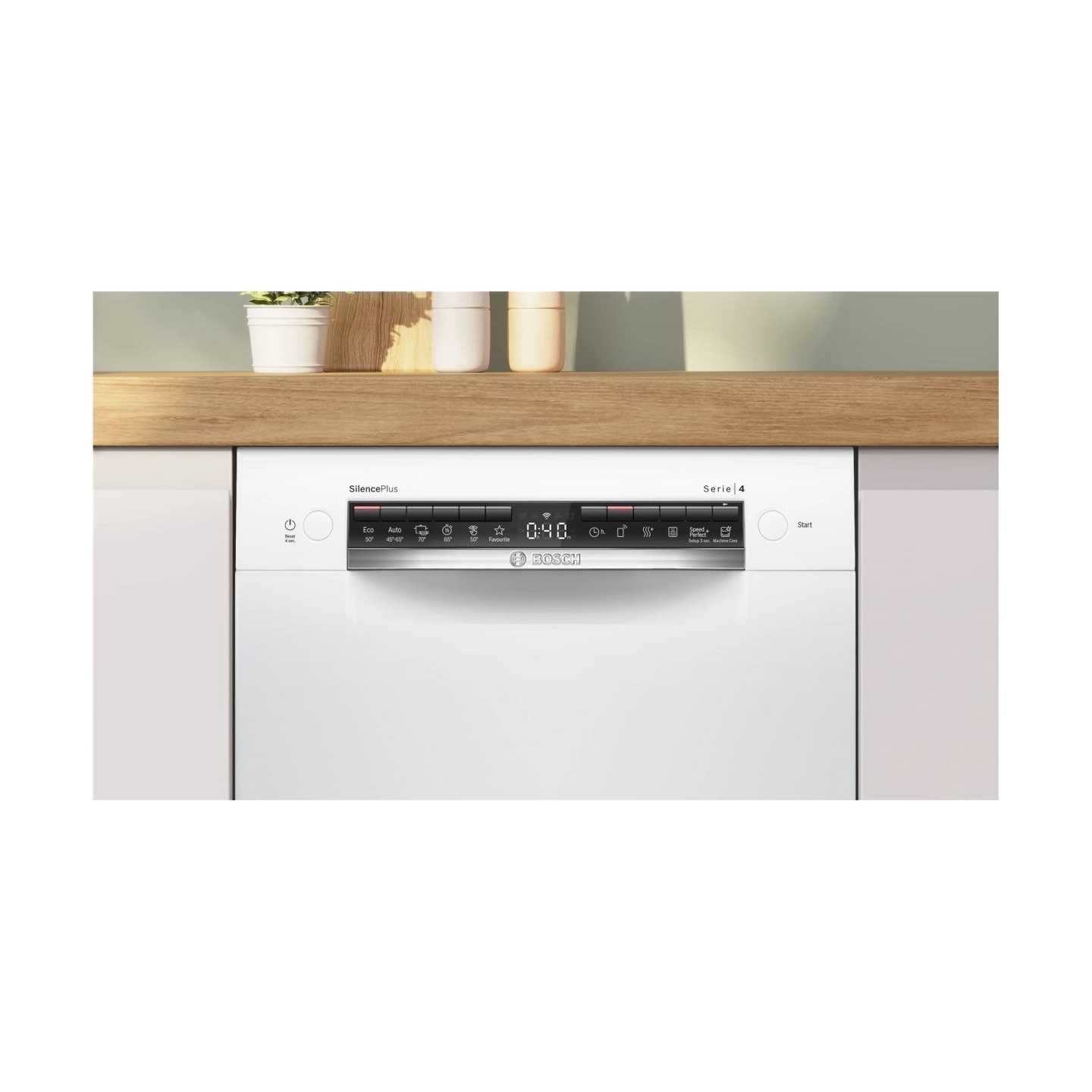 Bosch Dishwasher | SPU4HMW12E | Built-in | Width 45 cm | Number of place settings 10 | Number of programs 6 | Energy efficiency 