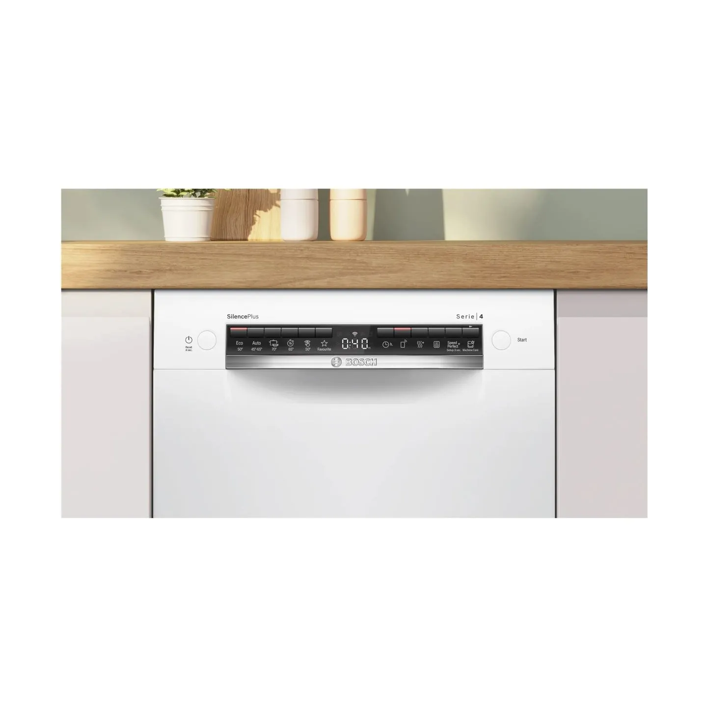 Bosch Dishwasher | SPU4HMW12E | Built-in | Width 45 cm | Number of place settings 10 | Number of programs 6 | Energy efficiency 