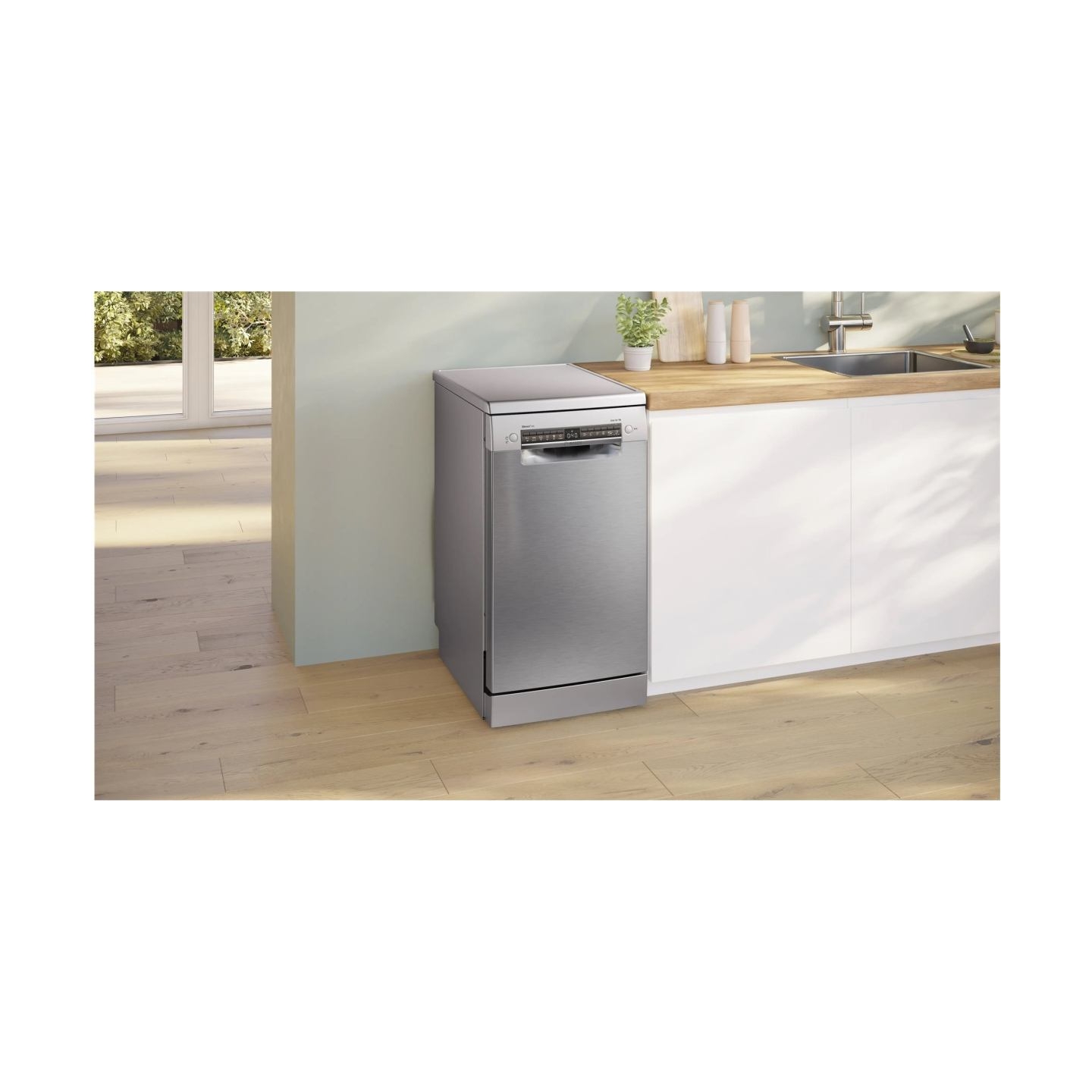 Bosch Dishwasher | SPS4HMI13E | Free standing | Width 45 cm | Number of place settings 10 | Number of programs 6 | Energy effici