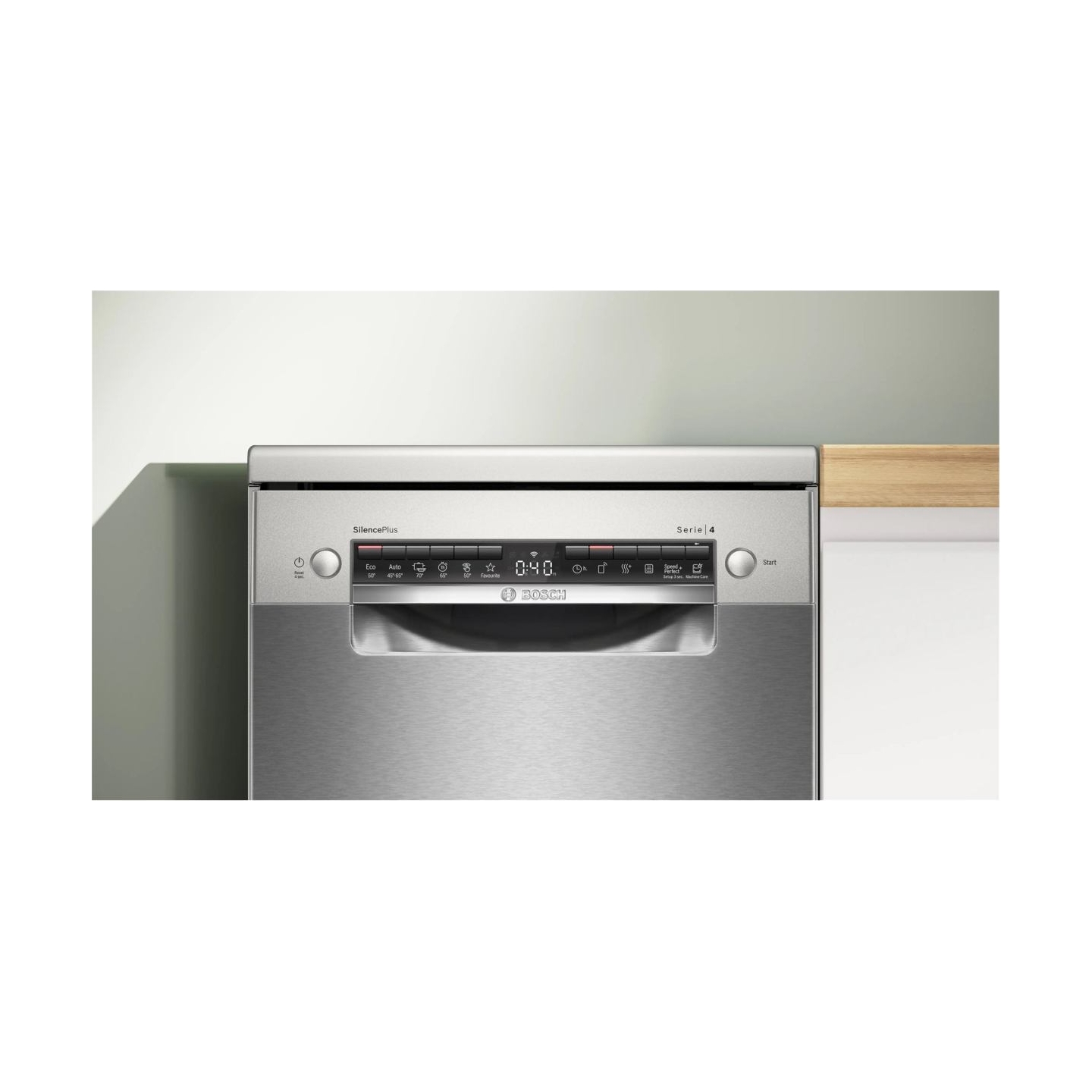 Bosch Dishwasher | SPS4HMI13E | Free standing | Width 45 cm | Number of place settings 10 | Number of programs 6 | Energy effici