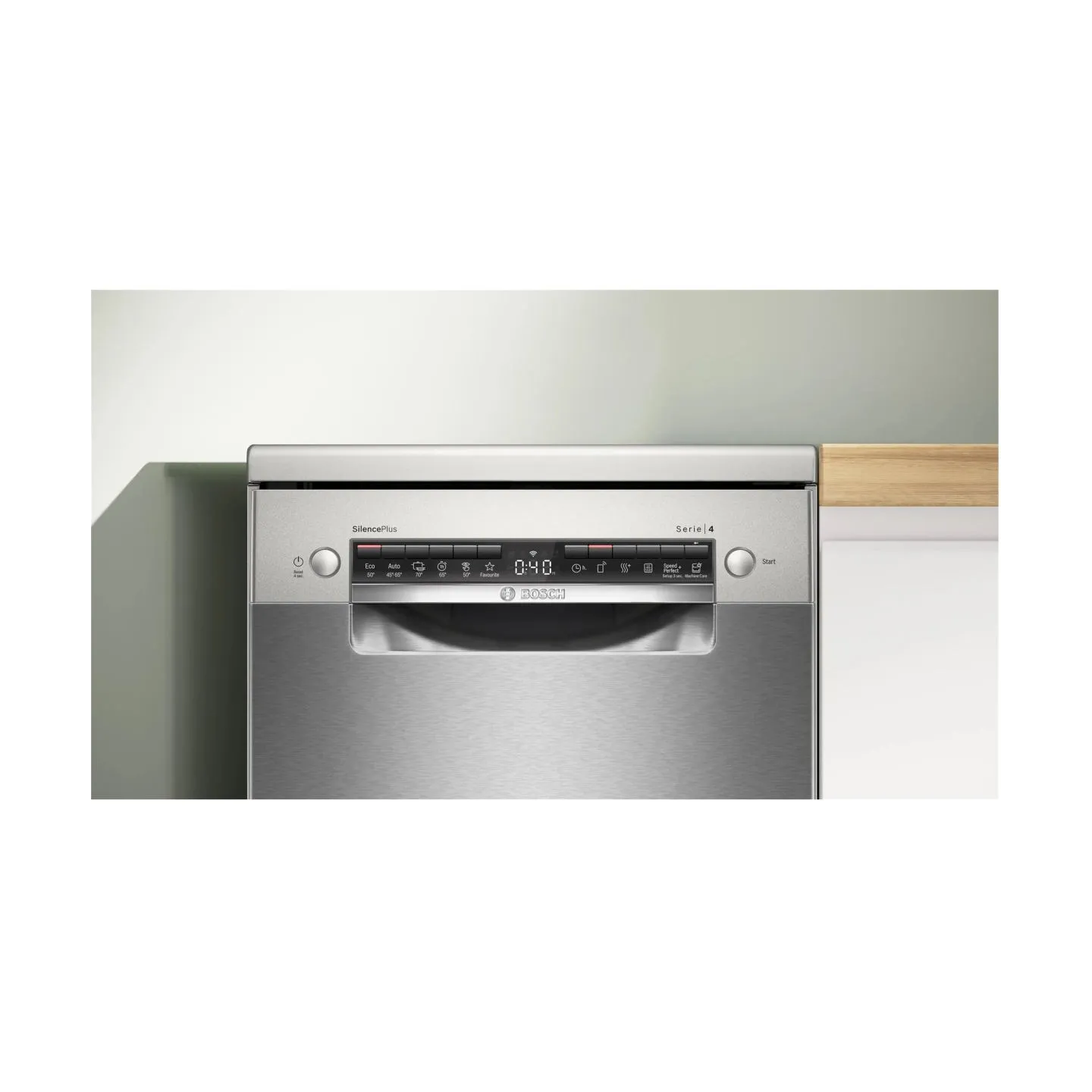 Bosch Dishwasher | SPS4HMI13E | Free standing | Width 45 cm | Number of place settings 10 | Number of programs 6 | Energy effici