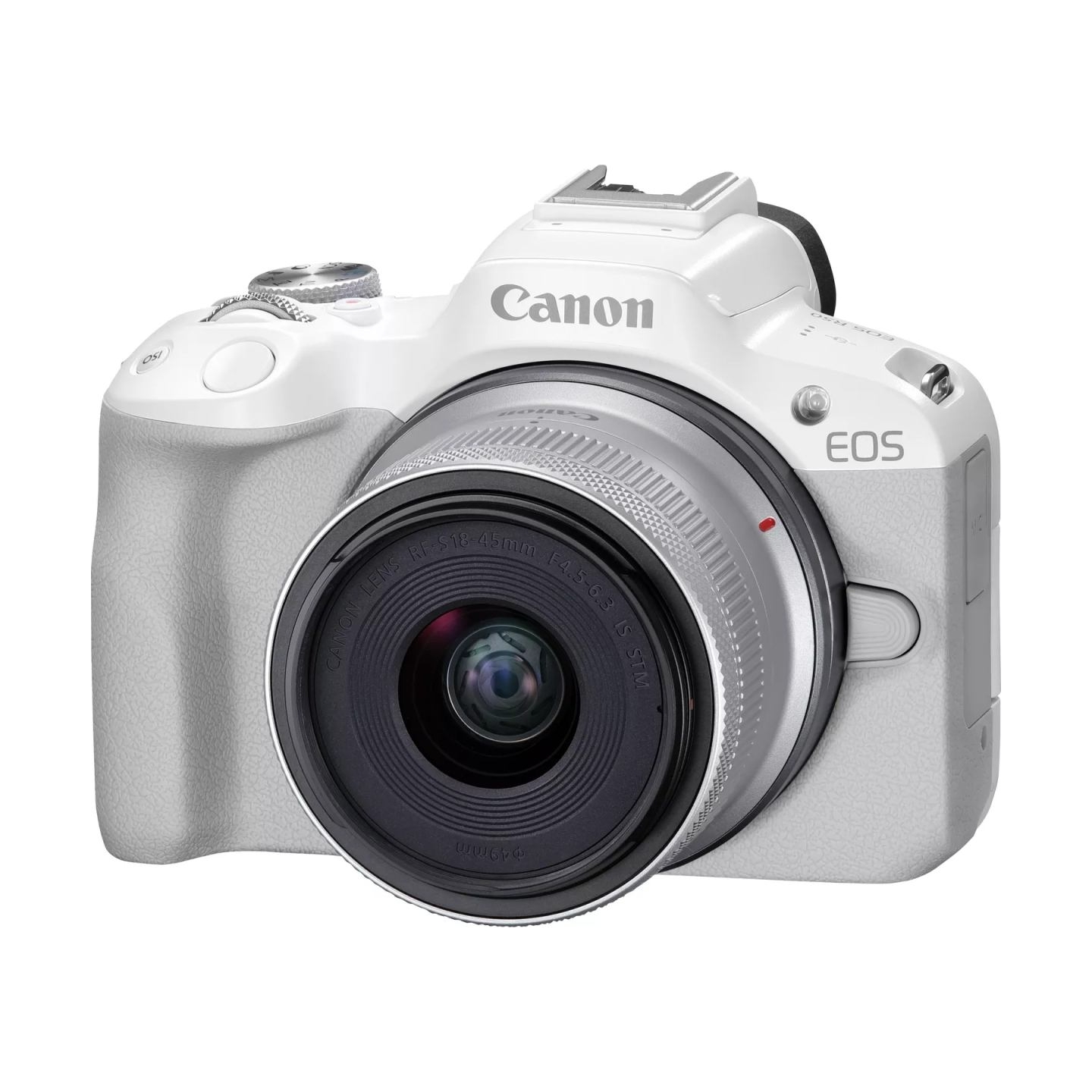 Canon | EOS R50 WH + RF-S 18-45mm F4.5-6.3 IS STM (SIP) | Megapixel 24.2 MP | Image stabilizer | ISO sensitivity (max) 32000 | D