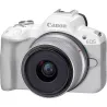 Canon | EOS R50 WH + RF-S 18-45mm F4.5-6.3 IS STM (SIP) | Megapixel 24.2 MP | Image stabilizer | ISO sensitivity (max) 32000 | D