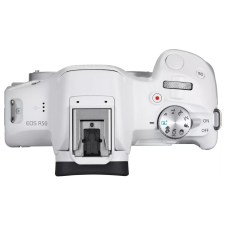 Canon | EOS R50 WH + RF-S 18-45mm F4.5-6.3 IS STM (SIP) | Megapixel 24.2 MP | Image stabilizer | ISO sensitivity (max) 32000 | D