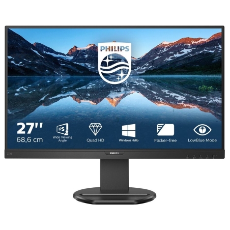 Philips | USB-C Monitor | 276B9/00 | 27 " | IPS | QHD | 16:9 | 75 Hz | 4 ms | 2560 x 1440 pixels | 350 cd/m² | HDMI ports quanti