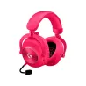 Logitech G PRO X2 LIGHTSPEED Wireless Gaming Headset - Blue Mic - MAGENTA