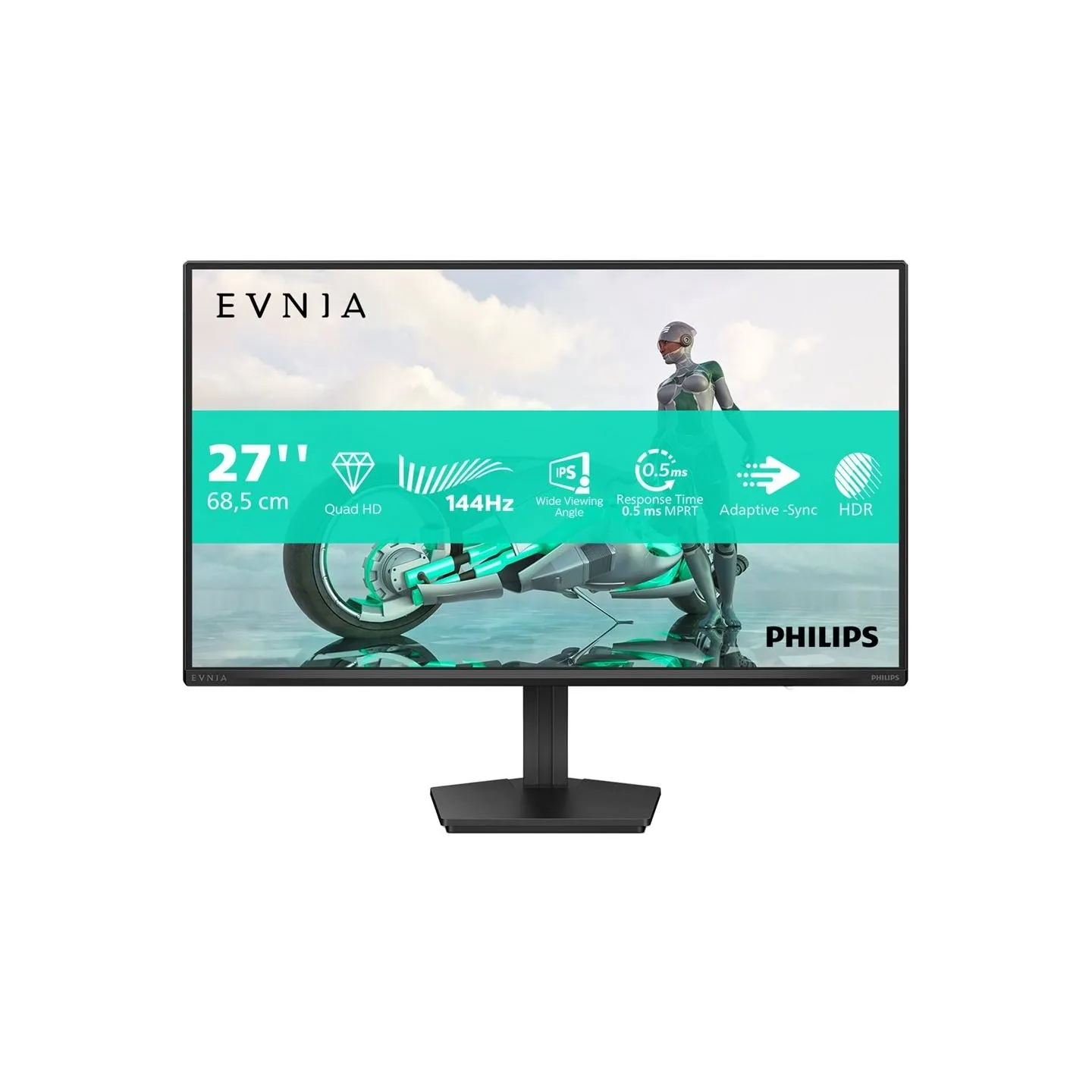 Philips | 27M2N3500NF/00 | 27 " | IPS | QHD | 16:9 | 144 Hz | 0.5 ms | 2560 x 1440 pixels | 300 cd/m² | HDMI ports quantity 1 | 
