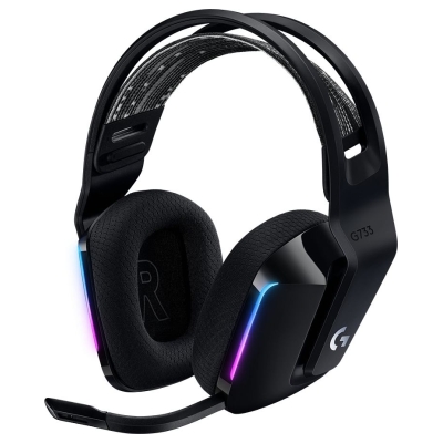Logitech G733 LIGHTSPEED Wireless RGB Gaming Headset - BLACK