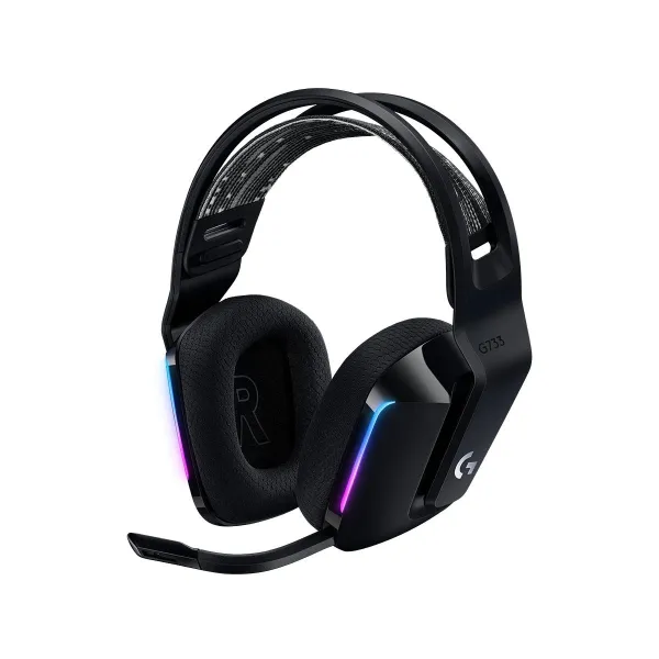 Logitech G733 LIGHTSPEED Wireless RGB Gaming Headset - BLACK