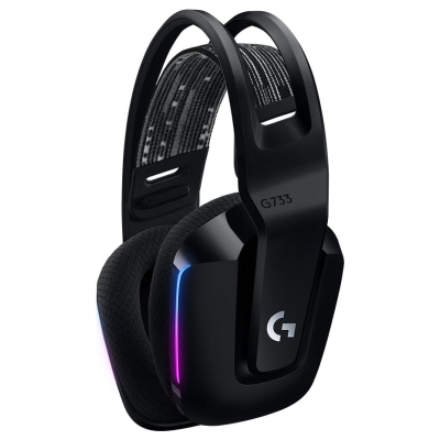 Logitech G733 LIGHTSPEED Wireless RGB Gaming Headset - BLACK