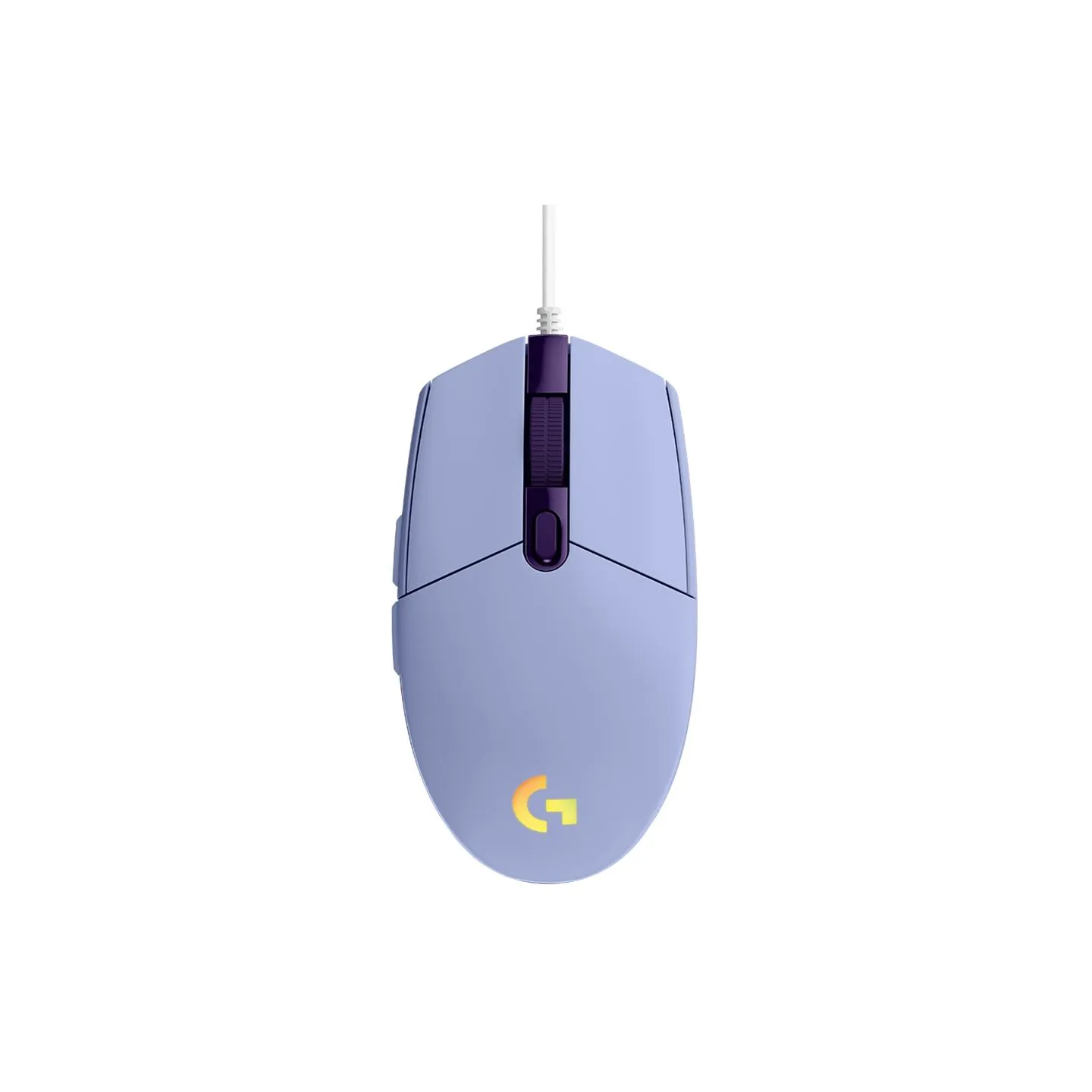Logitech G102 LIGHTSYNC Corded Gaming Mouse - LILAC - USB - EER