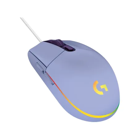 Logitech G102 LIGHTSYNC Corded Gaming Mouse - LILAC - USB - EER