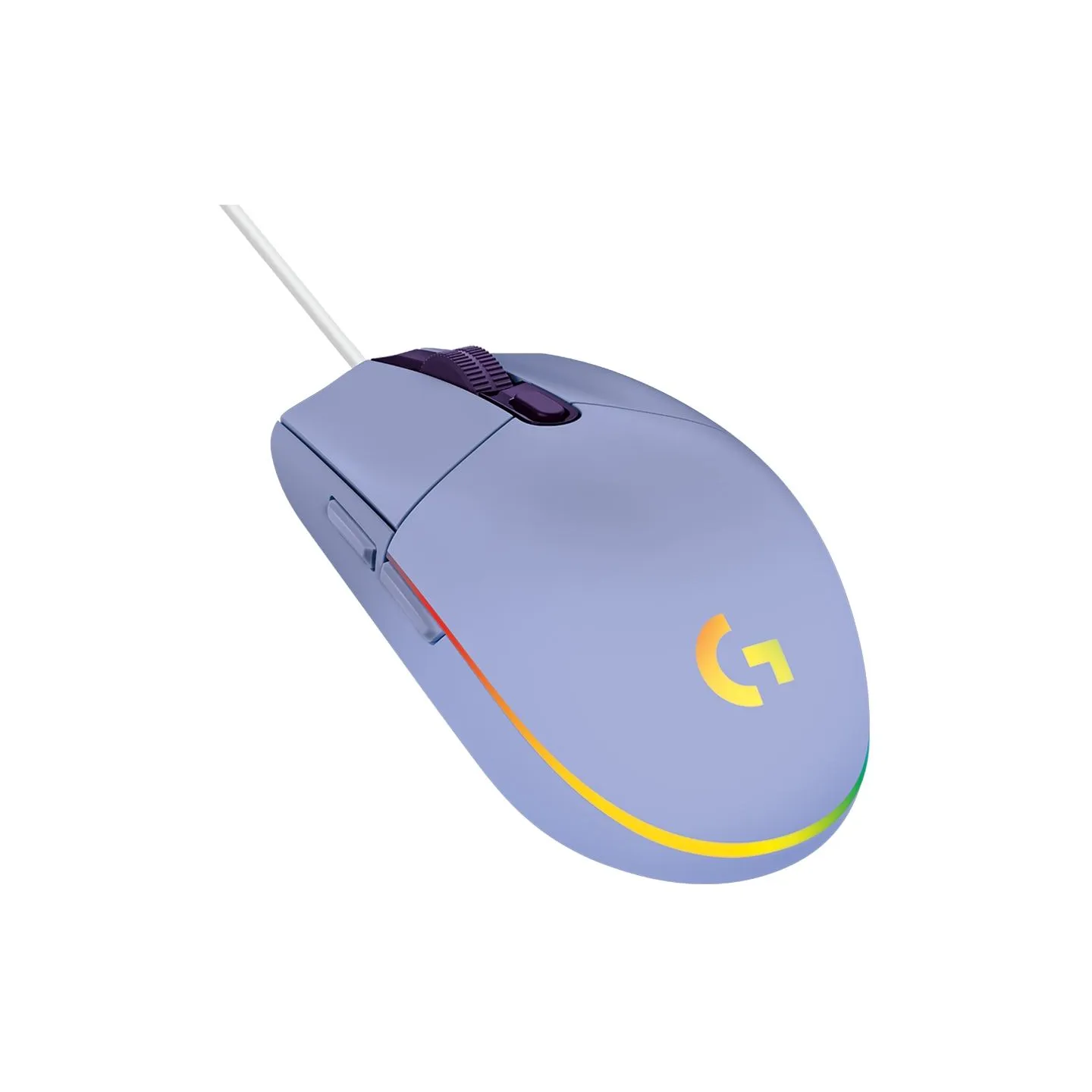 Logitech G102 LIGHTSYNC Corded Gaming Mouse - LILAC - USB - EER