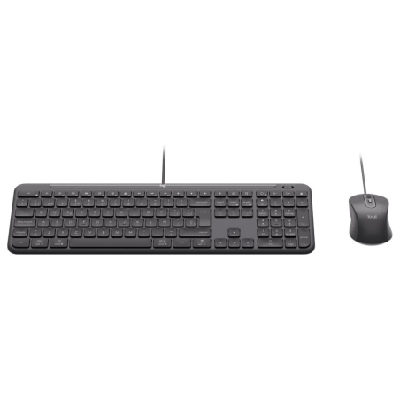 Logitech Signature Slim MK620 Wired Combo for Business - GRAPHITE - US INT'L - USB - N/A - INTNL-973 - USB-C