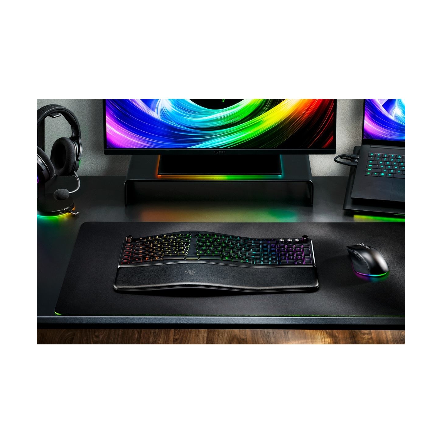 Razer Pro Type Ergo | Keyboard | Wireless | US | Bluetooth | Scissor-switch membrane