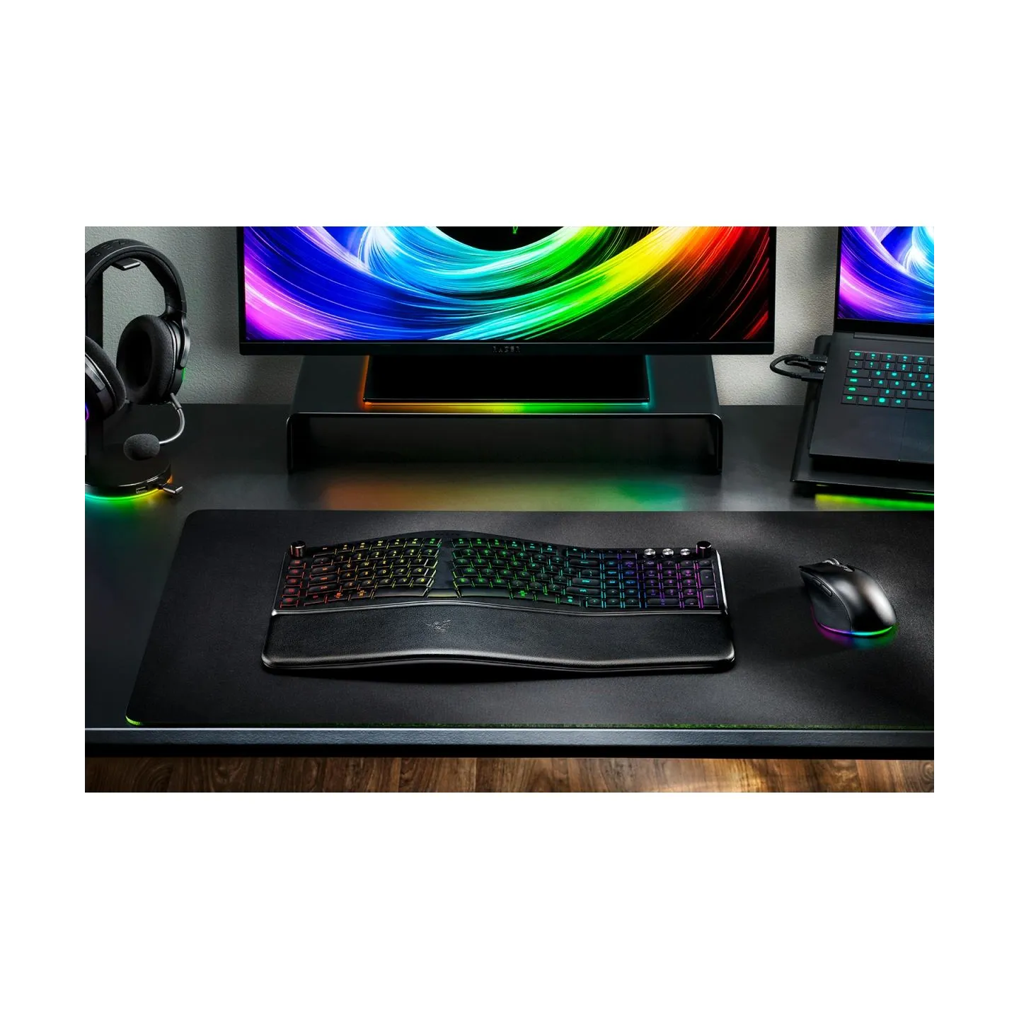 Razer Pro Type Ergo | Keyboard | Wireless | US | Bluetooth | Scissor-switch membrane