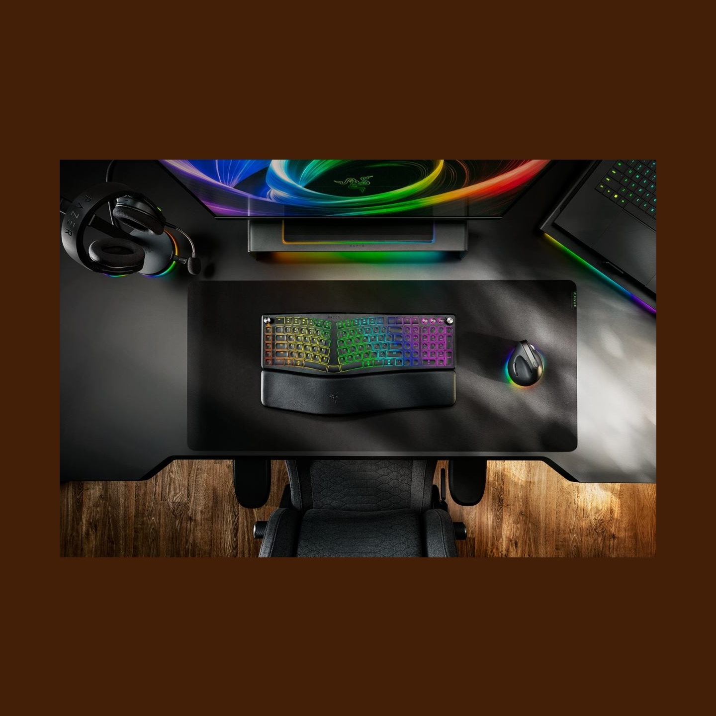 Razer Pro Type Ergo | Keyboard | Wireless | US | Bluetooth | Scissor-switch membrane