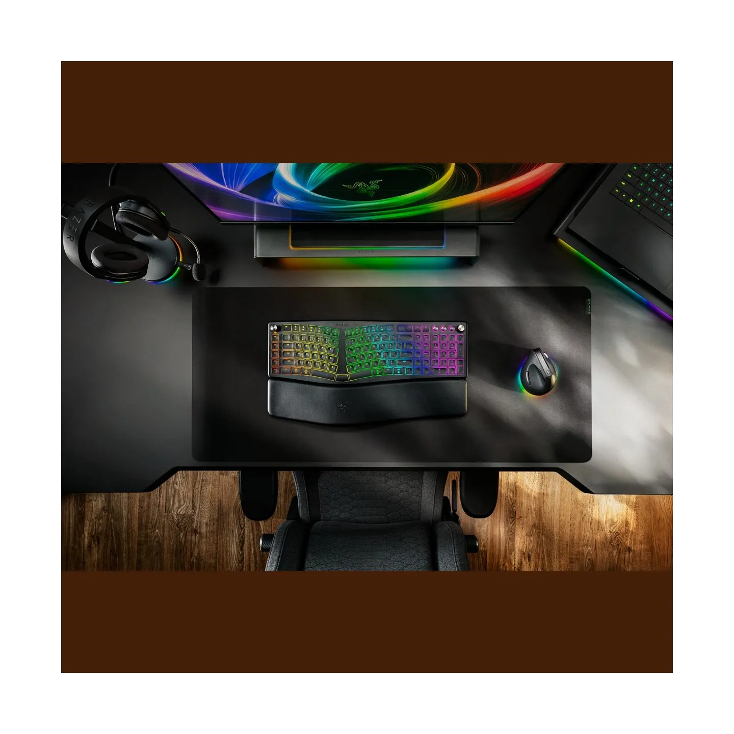 Razer Pro Type Ergo | Keyboard | Wireless | US | Bluetooth | Scissor-switch membrane