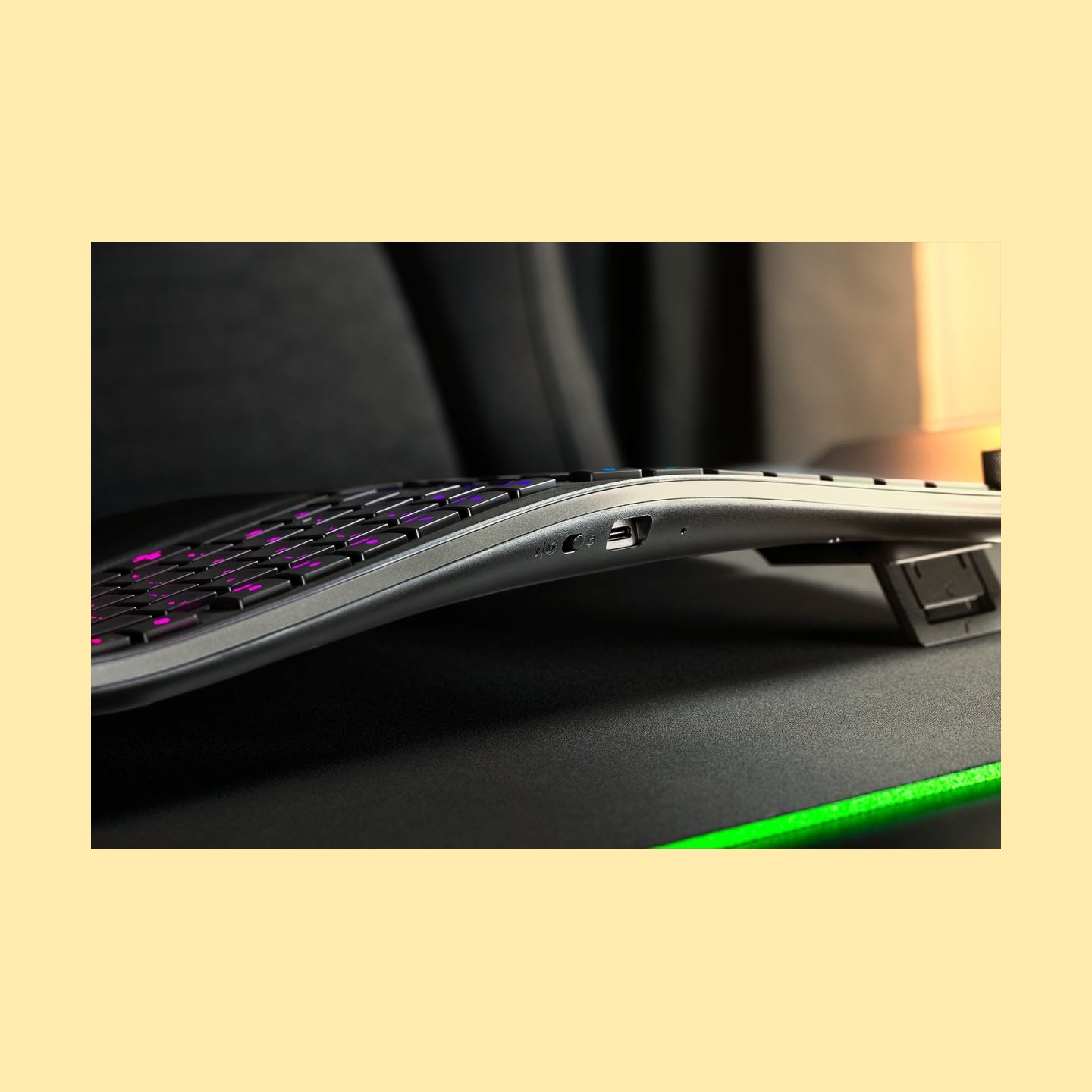 Razer Pro Type Ergo | Keyboard | Wireless | US | Bluetooth | Scissor-switch membrane