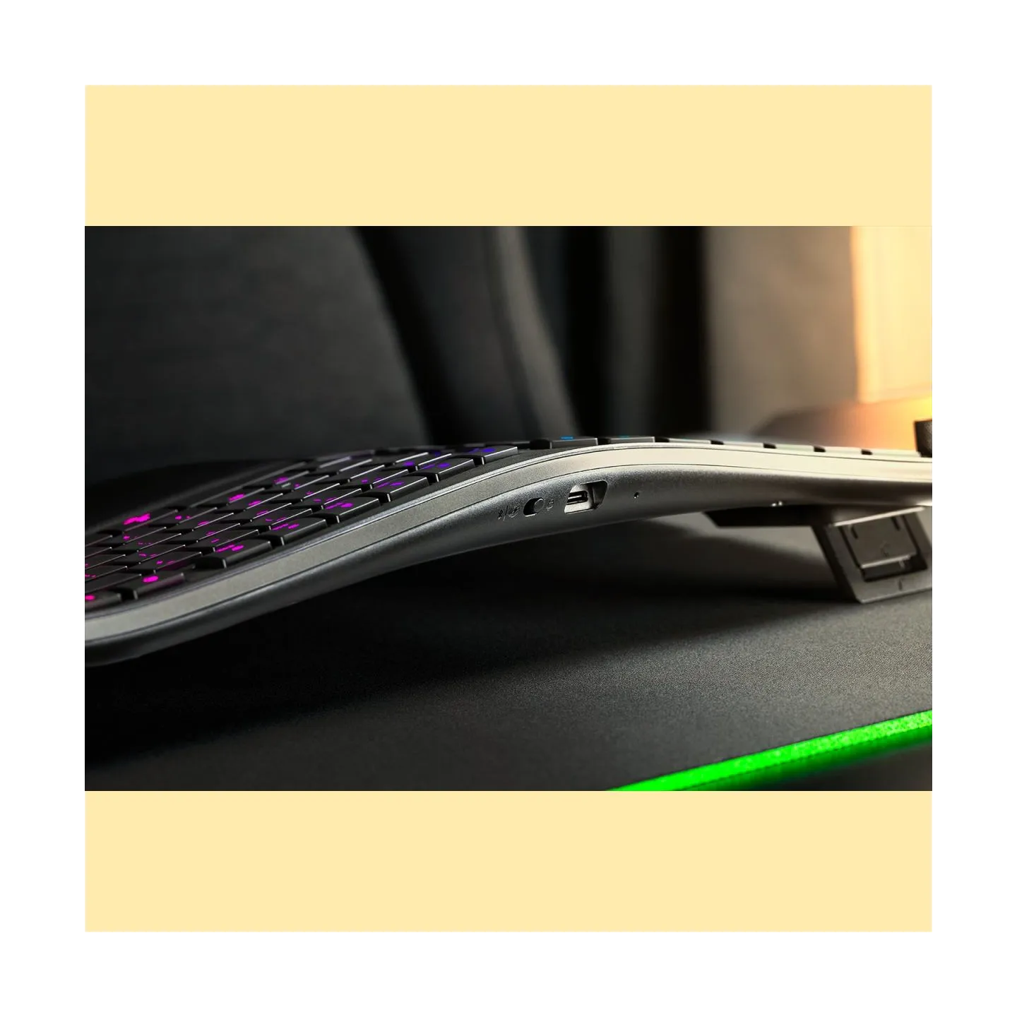 Razer Pro Type Ergo | Keyboard | Wireless | US | Bluetooth | Scissor-switch membrane