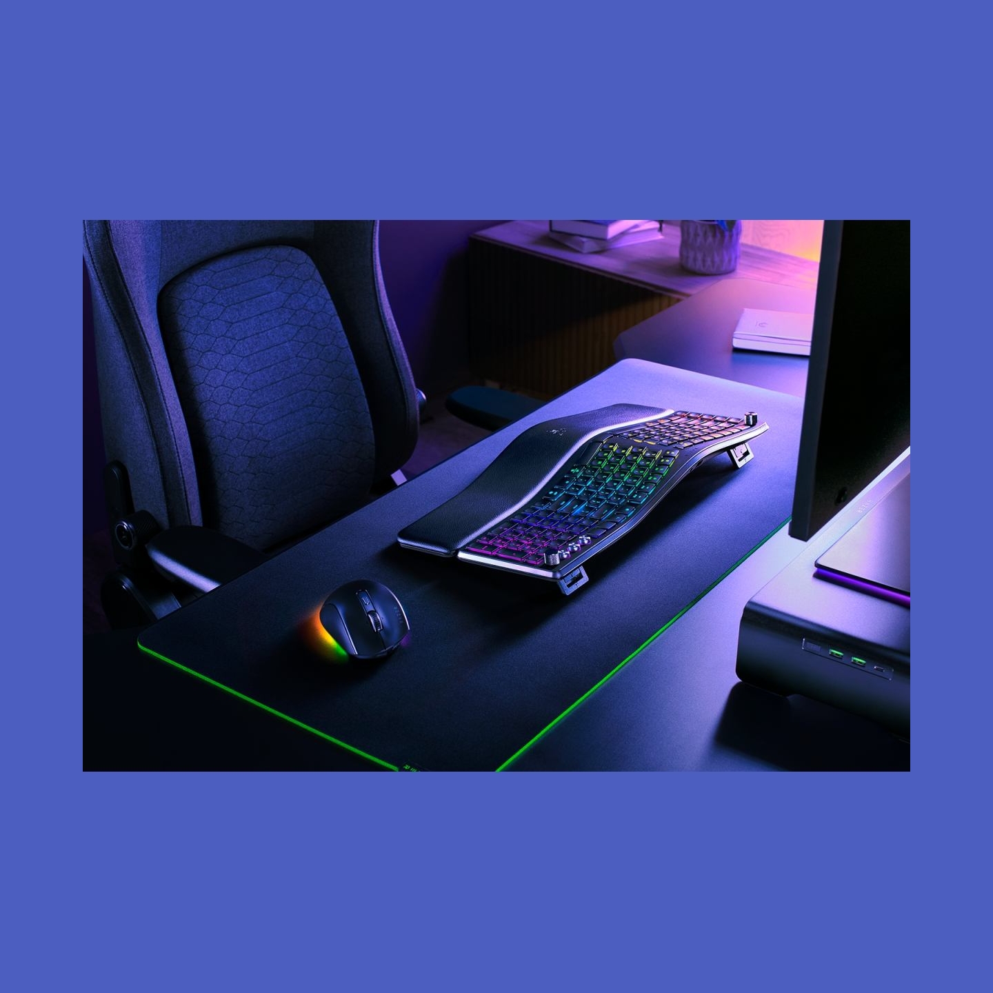 Razer Pro Type Ergo | Keyboard | Wireless | US | Bluetooth | Scissor-switch membrane