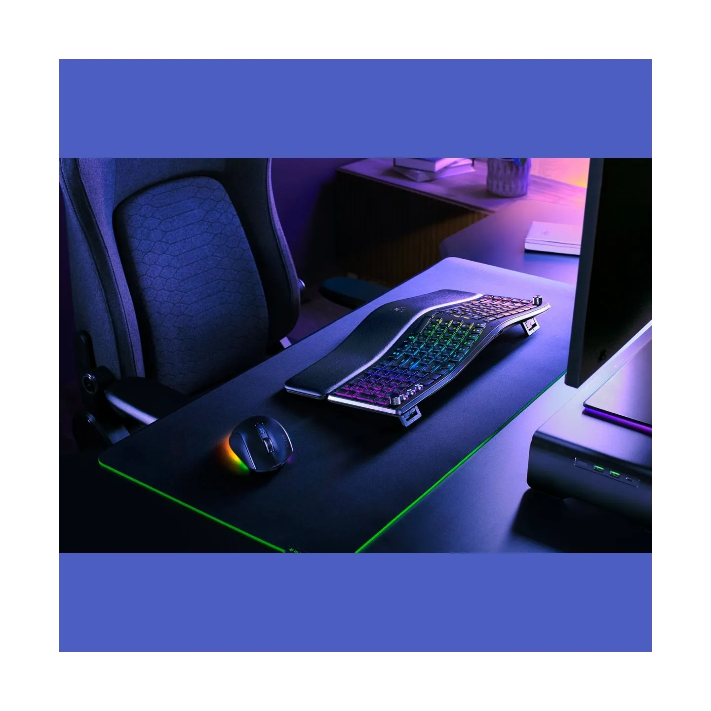 Razer Pro Type Ergo | Keyboard | Wireless | US | Bluetooth | Scissor-switch membrane