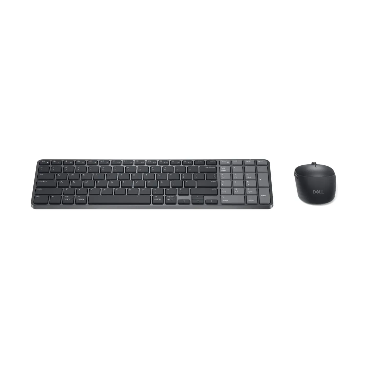 Dell Pro 7 Rechargeable Compact Keyboard and Mouse - KM746 | Keyboard and Mouse Set | Wireless | Bluetooth | US International | 