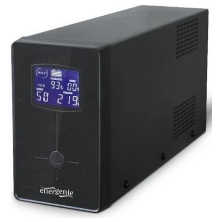 Energenie | UPS with USB and LCD display, Black | 850 VA | 220 V
