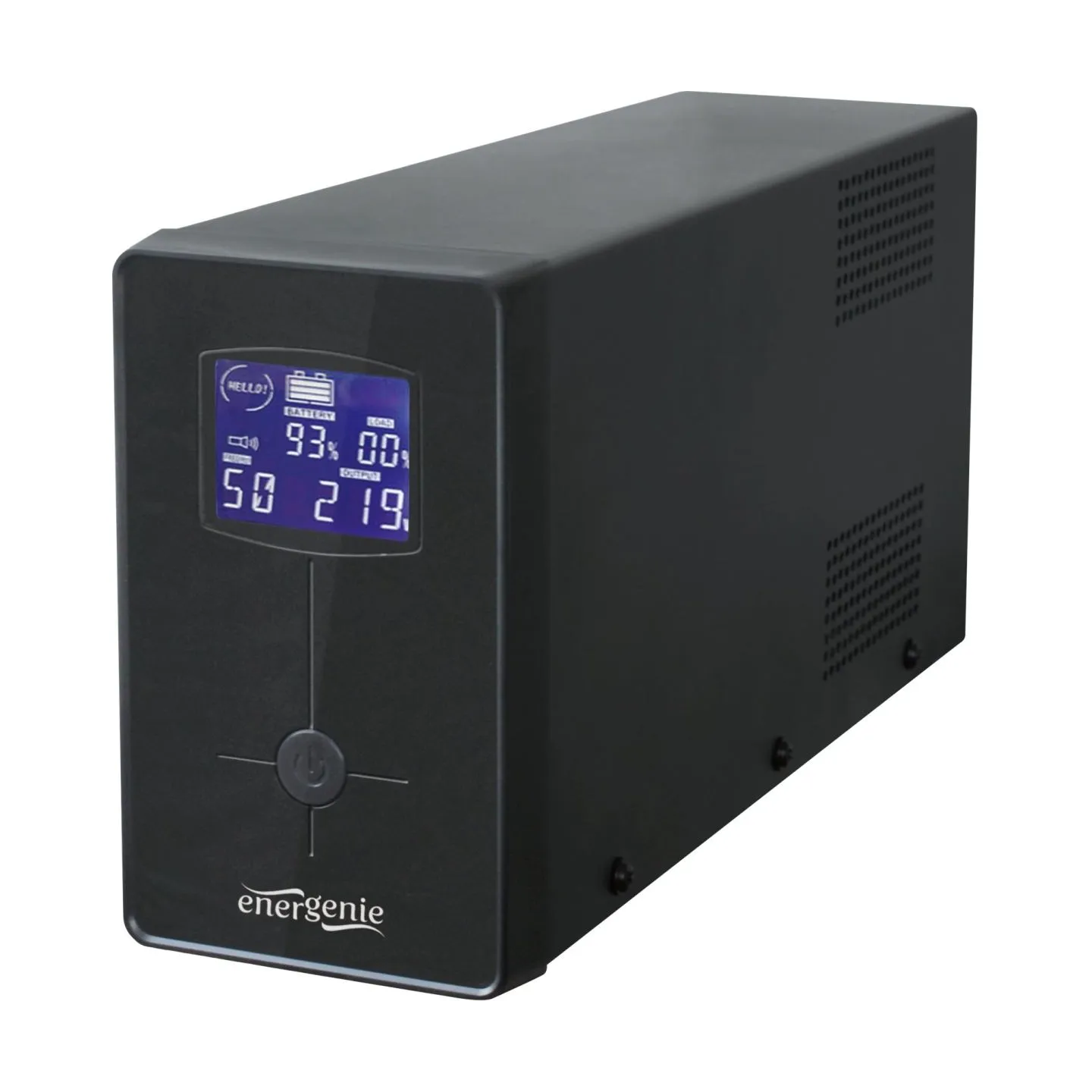 Energenie | UPS with USB and LCD display, Black | 850 VA | 220 V