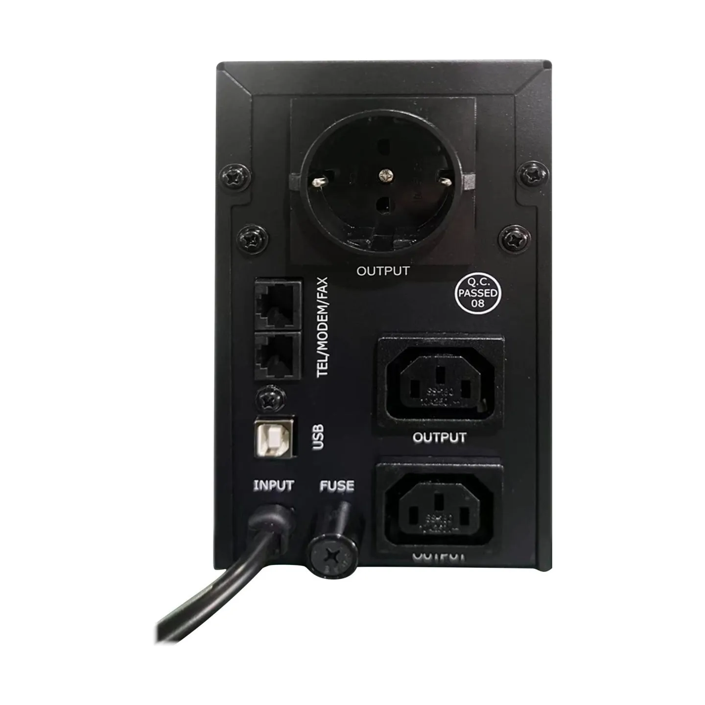 Energenie | UPS with USB and LCD display, Black | 850 VA | 220 V