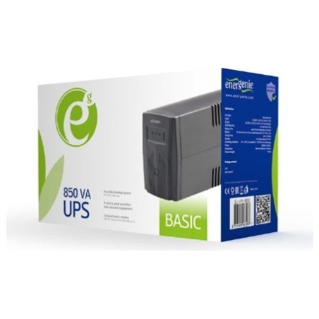 Energenie | EG-UPS-B850 "Basic 850" UPS, Shuko output sockets | 850 VA | 220V±25% V | AC 220V±10% V