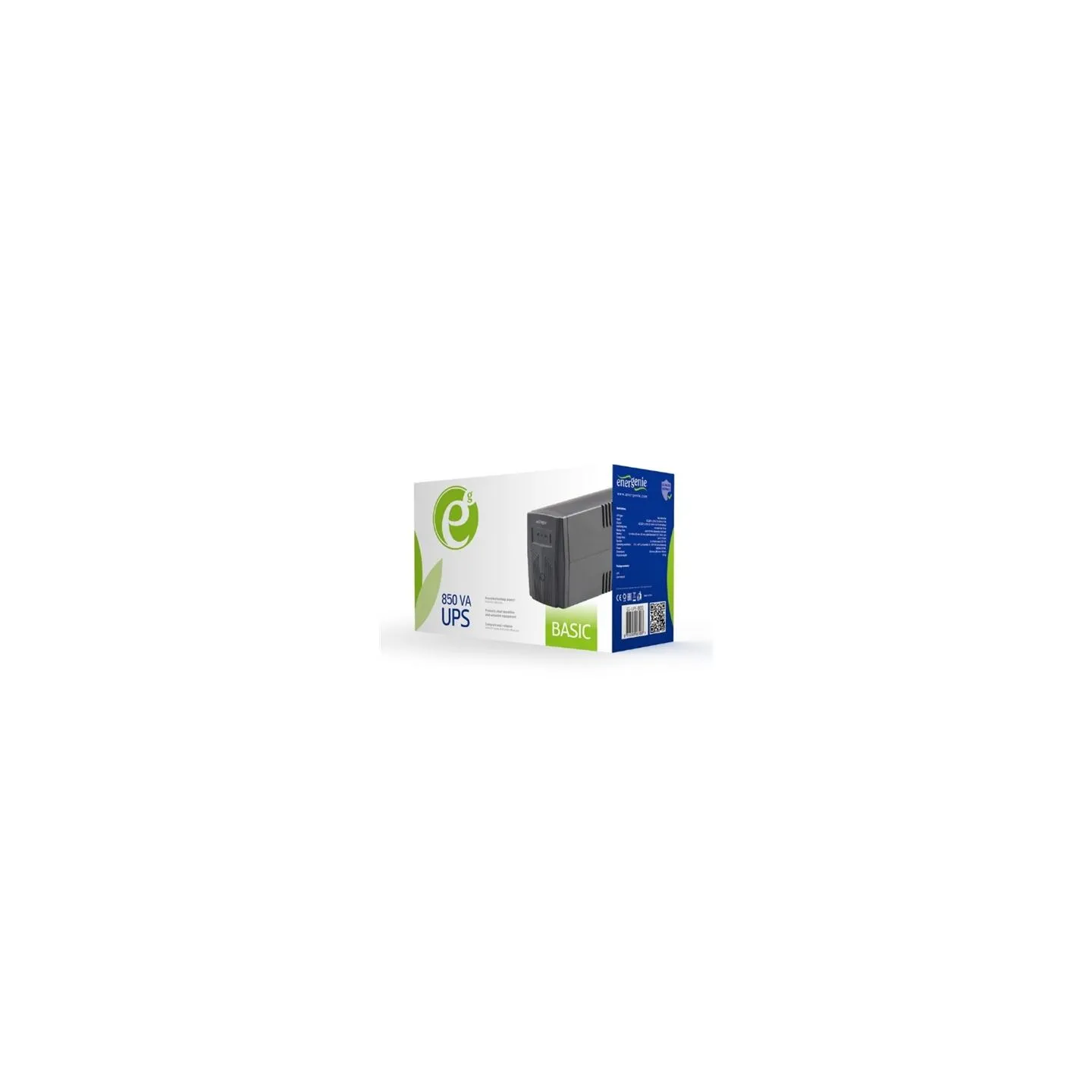 Energenie | EG-UPS-B850 "Basic 850" UPS, Shuko output sockets | 850 VA | 220V±25% V | AC 220V±10% V