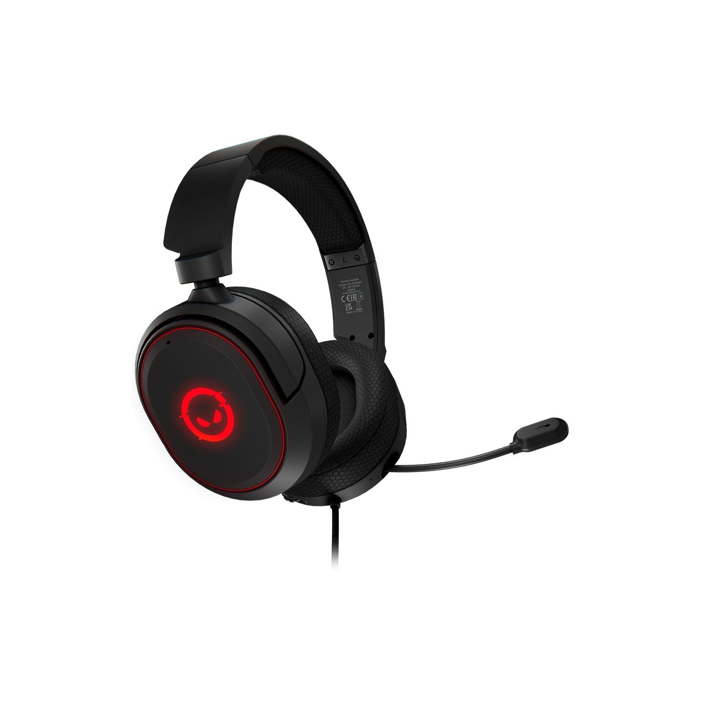 Lorgar Kaya 460, USB Gaming headset with microphone, CM108B, RGB backlight, Plug&Play, USB-A connection cable 2m, fabric ear pad