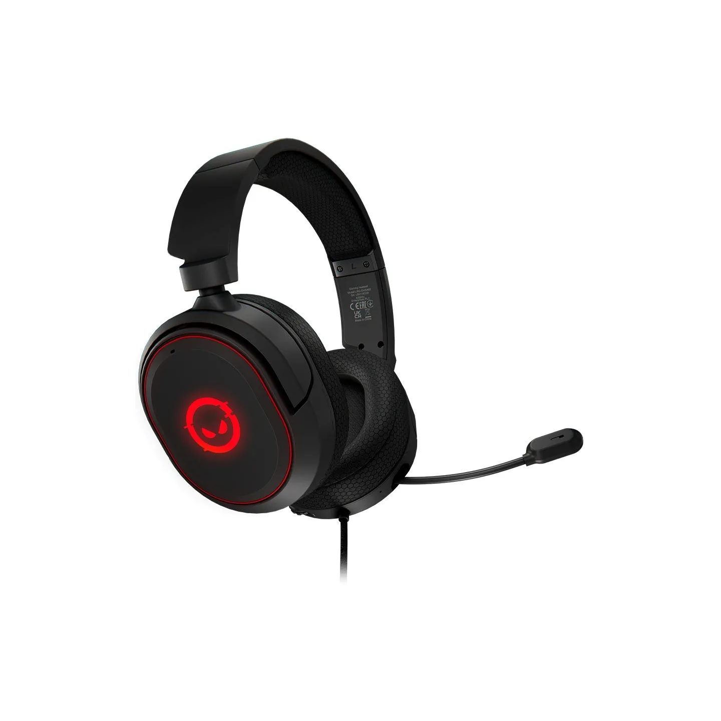 Lorgar Kaya 460, USB Gaming headset with microphone, CM108B, RGB backlight, Plug&Play, USB-A connection cable 2m, fabric ear pad