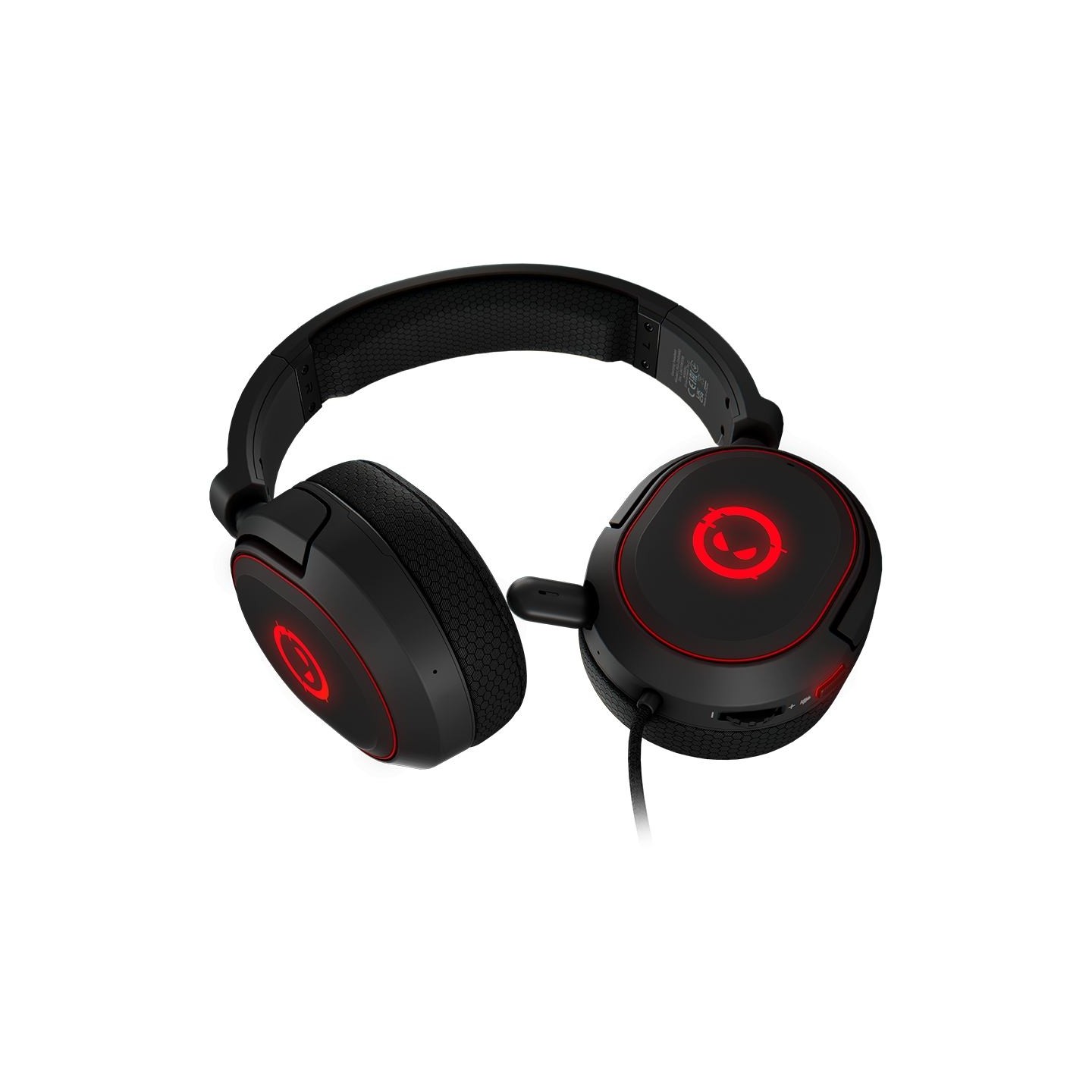 Lorgar Kaya 460, USB Gaming headset with microphone, CM108B, RGB backlight, Plug&Play, USB-A connection cable 2m, fabric ear pad