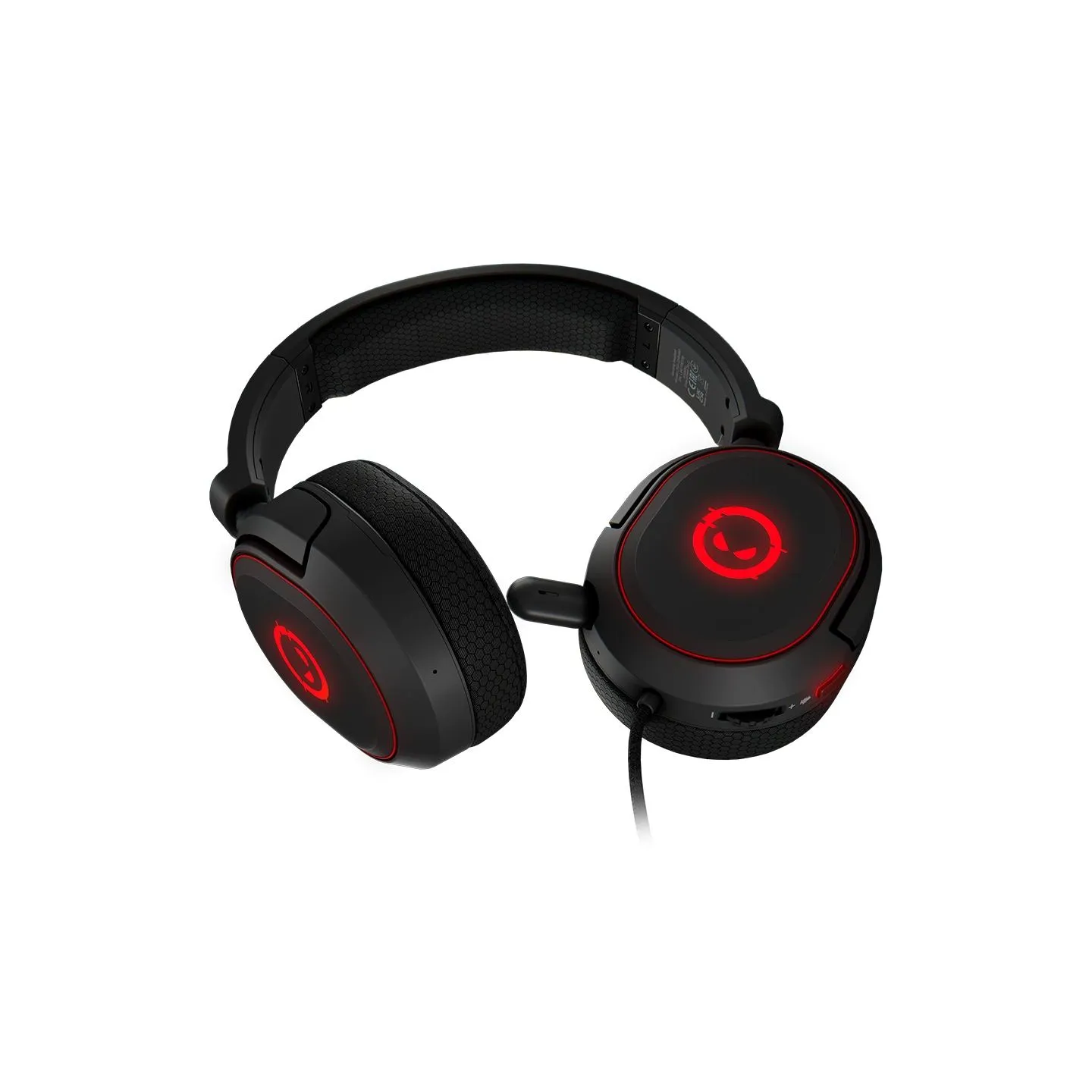 Lorgar Kaya 460, USB Gaming headset with microphone, CM108B, RGB backlight, Plug&Play, USB-A connection cable 2m, fabric ear pad