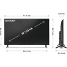 Sharp | 32HF2265E | 32 | Smart TV | Google TV
