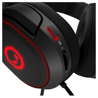 Lorgar Kaya 460, USB Gaming headset with microphone, CM108B, RGB backlight, Plug&Play, USB-A connection cable 2m, fabric ear pad