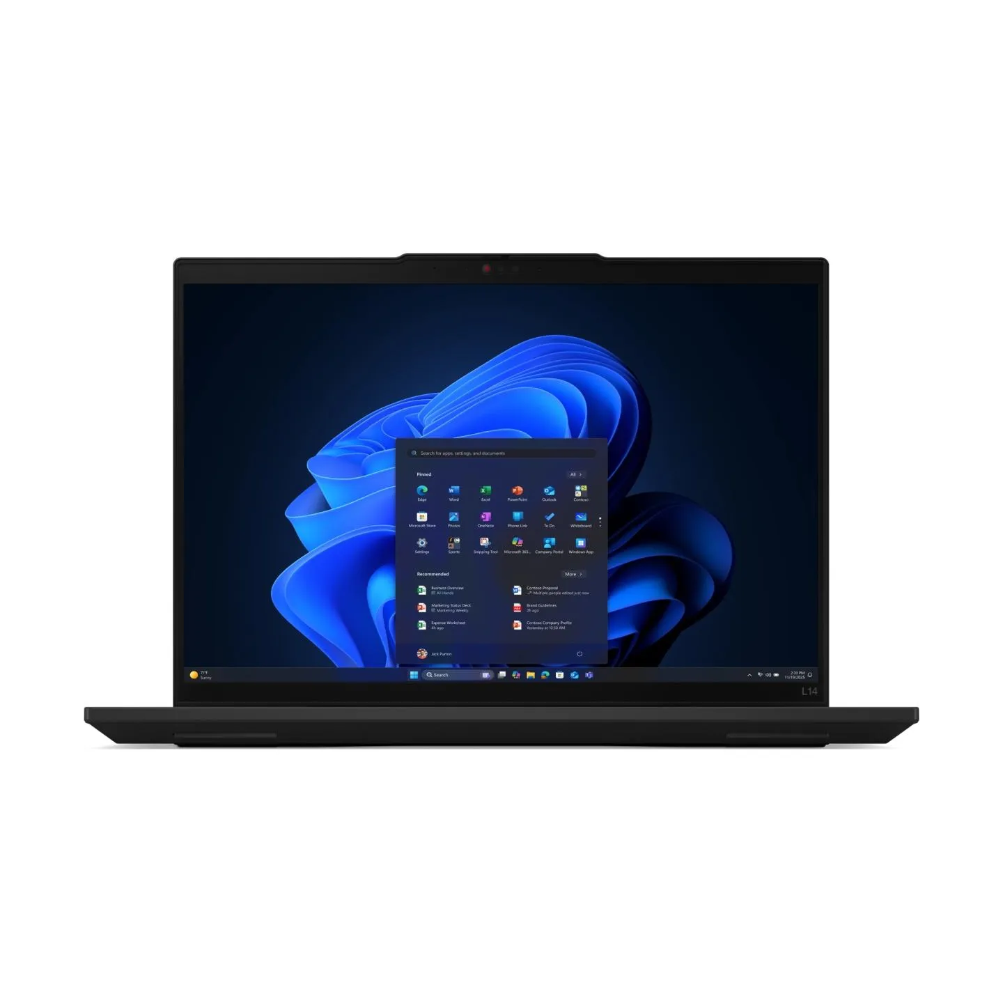 Lenovo ThinkPad L14 Gen 6, Ultra 7 255U, 16GB, 512GB SSD, Intel Graphics, Webcam, BT, 14" WUXGA (1920x1200), IPS, Touch, W11Home