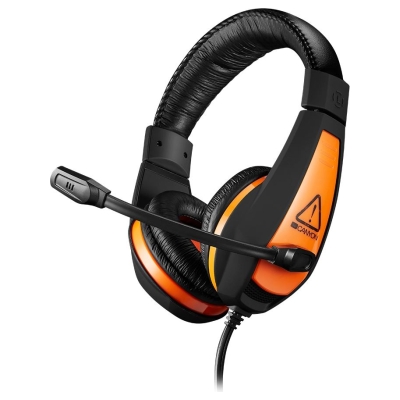 Canyon Star Raider GH-1A, Gaming headset 3.5mm jack with adjustable microphone and volume control, with 2in1 3.5mm adapter, cabl