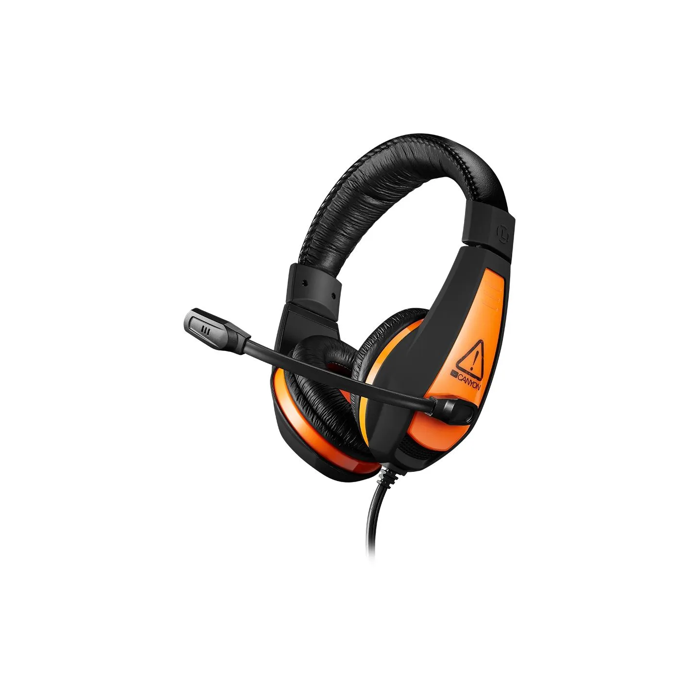 Canyon Star Raider GH-1A, Gaming headset 3.5mm jack with adjustable microphone and volume control, with 2in1 3.5mm adapter, cabl