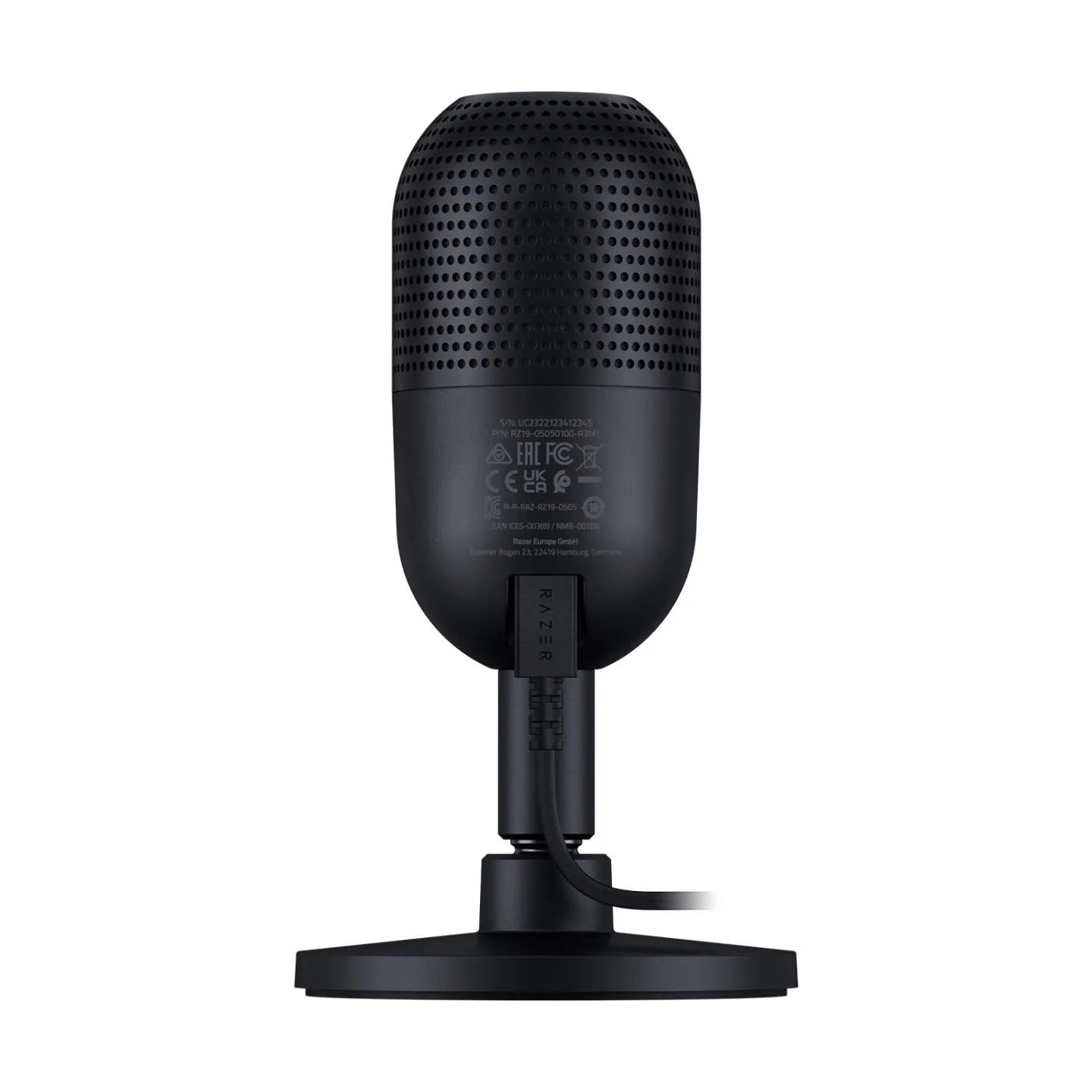 Razer Seiren V3 Mini - Black, Ultra-compact Streaming Microphone