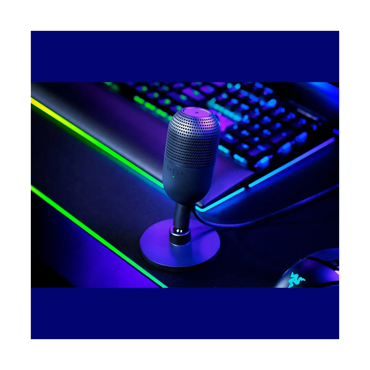 Razer Seiren V3 Mini - Black, Ultra-compact Streaming Microphone