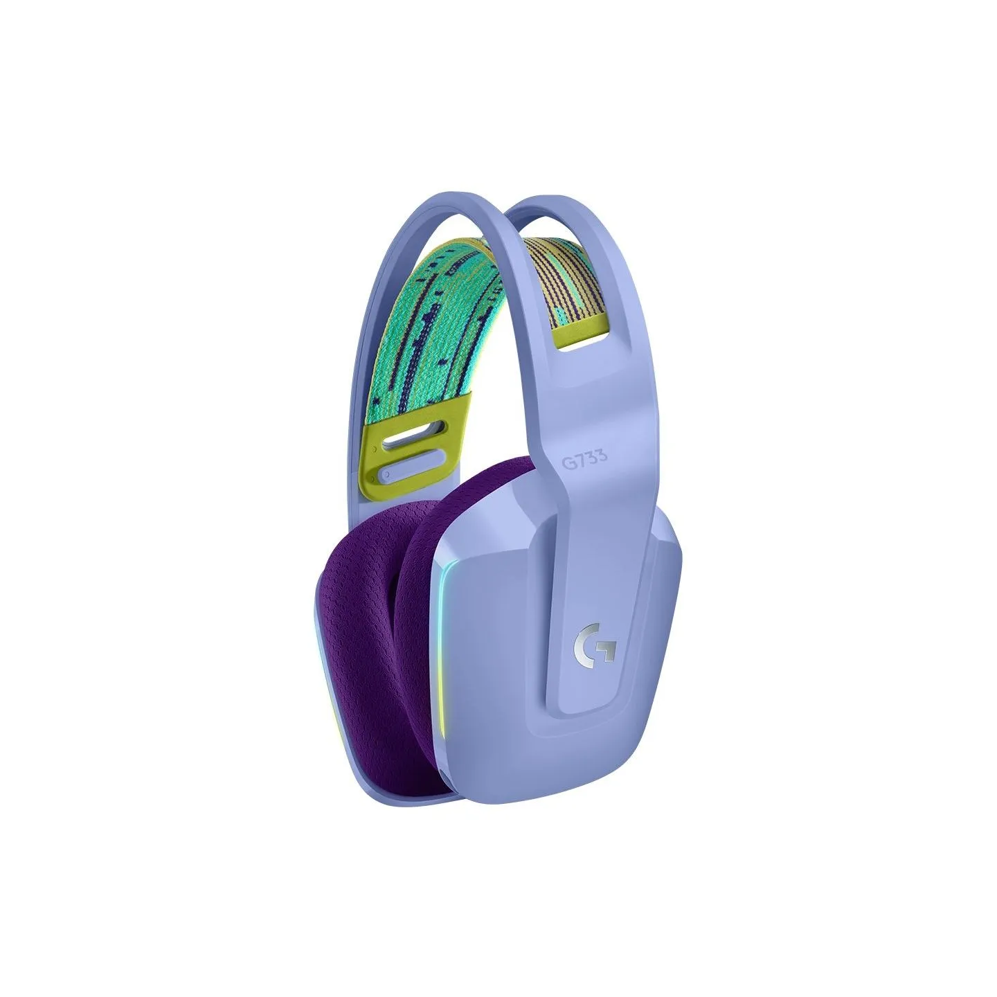 Logitech G733 LIGHTSPEED Wireless RGB Gaming Headset - LILAC