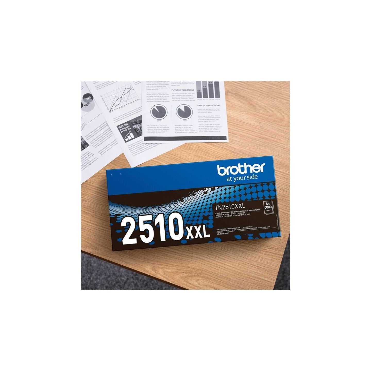 Brother TN2510XL TONER HIGH BLACK 3000P