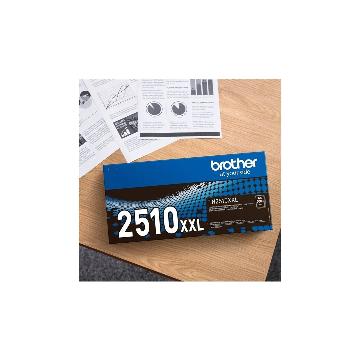 Brother TN2510XL TONER HIGH BLACK 3000P
