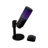 Lorgar SMP40, RGB Microphone with external mute button and metal stand, Black