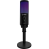 Lorgar SMP40, RGB Microphone with external mute button and metal stand, Black