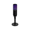 Lorgar SMP40, RGB Microphone with external mute button and metal stand, Black